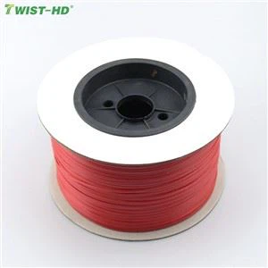 Prihvatite prilagodbu crveno-bijele plastične uvijanje veza bez unutarnje jezgre